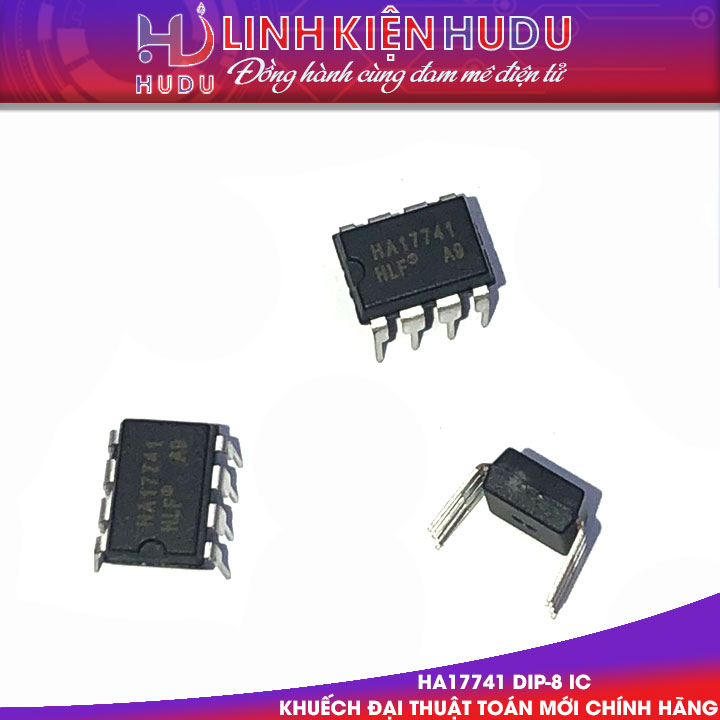 IC KHUẾCH ĐẠI THUẬT TOÁN HA17741 17741 MỚI DIP-8 CHÍNH HÃNG